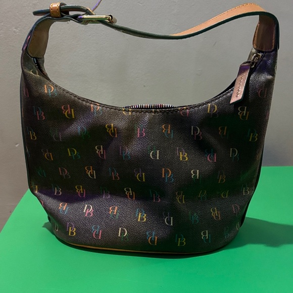 Dooney & Bourke Multicolor Logo Hobo Bag